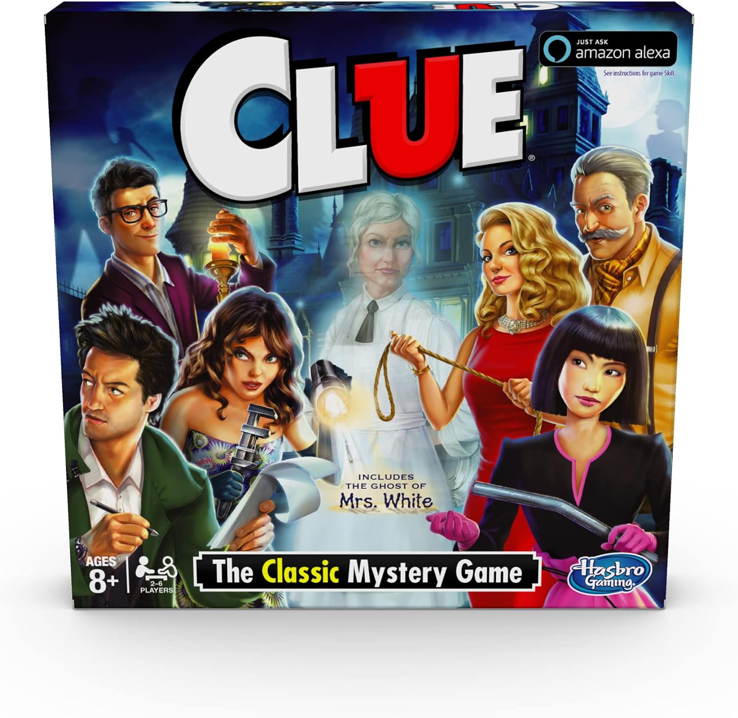 Clue Ghost of Mrs. White