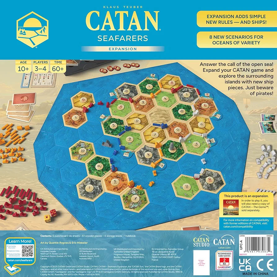 Catan Seafarers Components