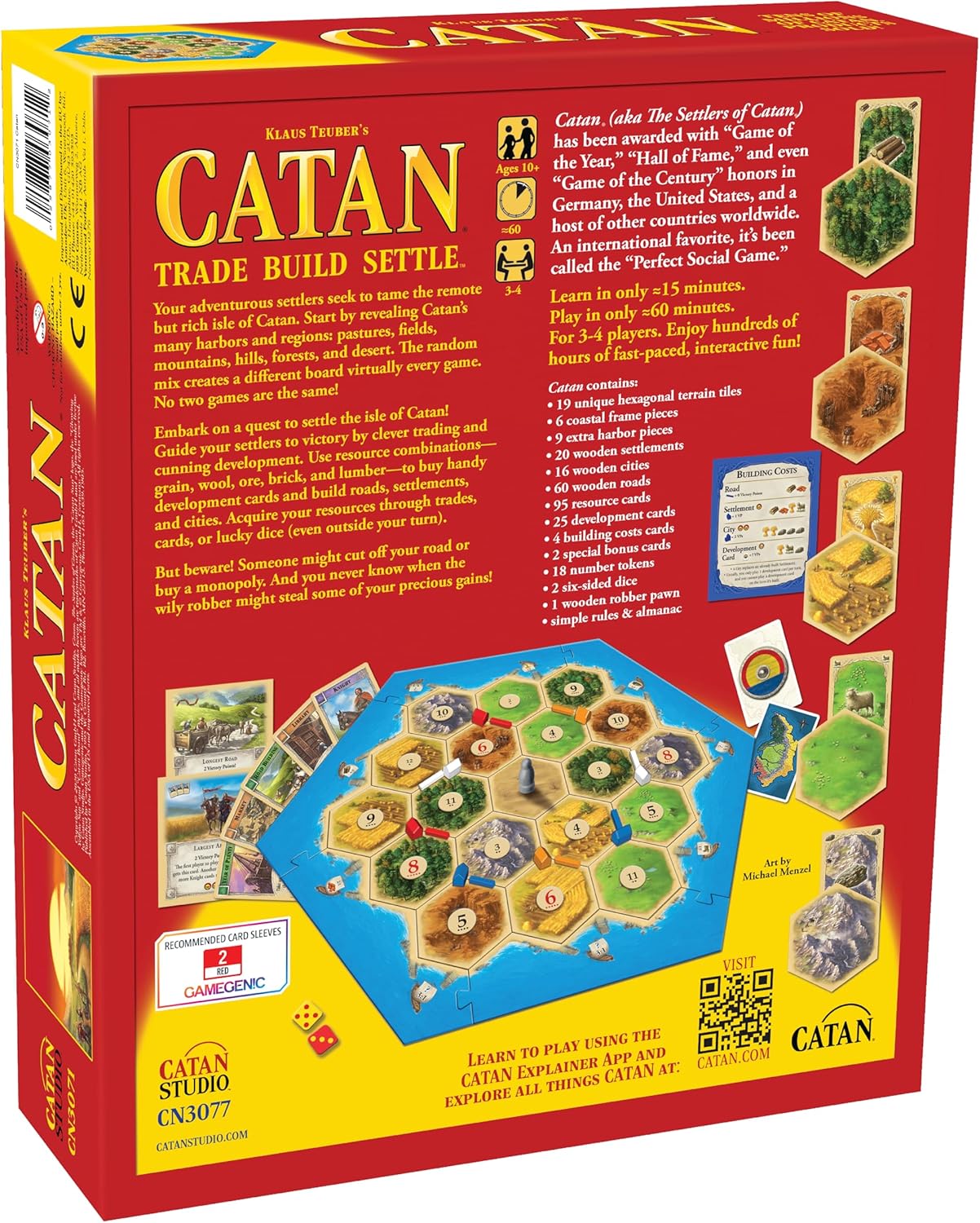 Catan Board Game Components