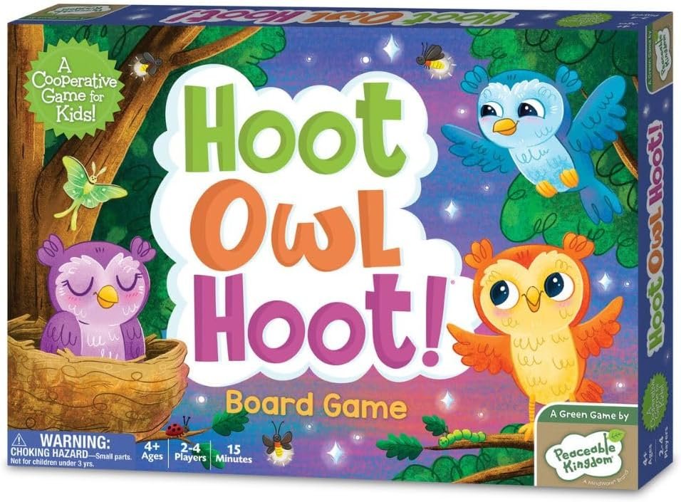 Hoot Owl Hoot Board Game by Peaceable Kingdom