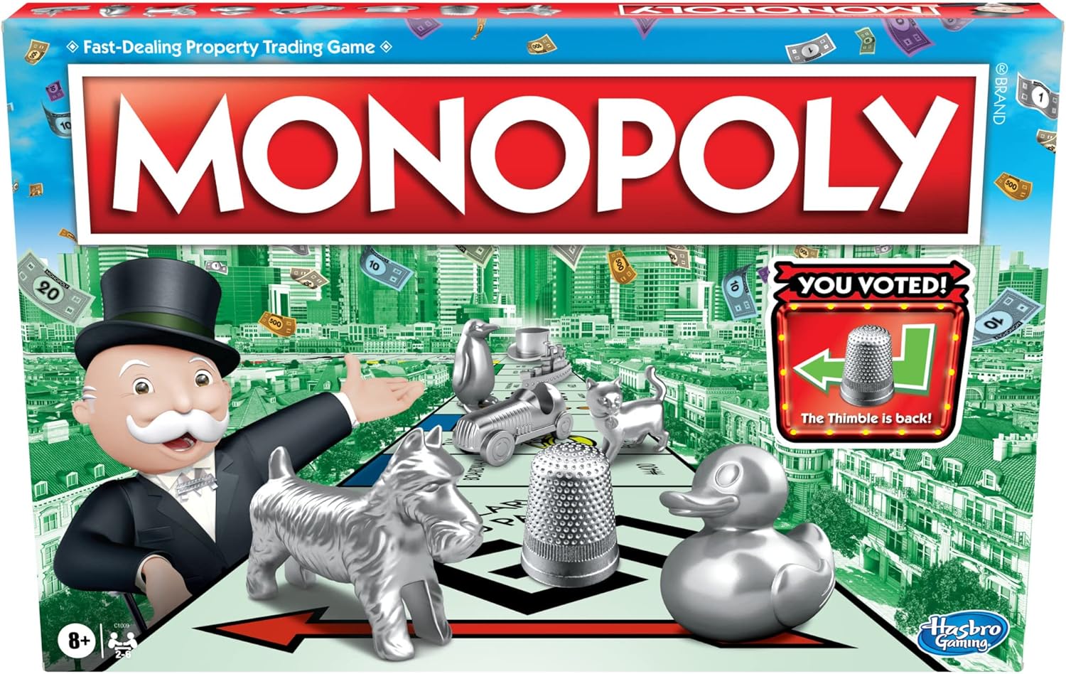 Monopoly board game box