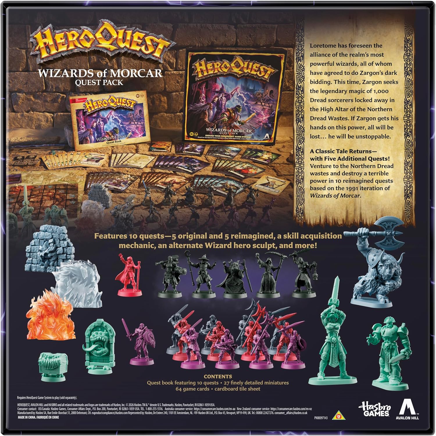 HeroQuest Wizards of Morcar in Play