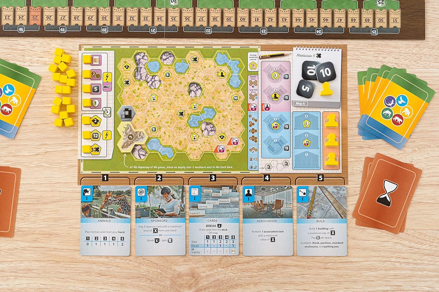 Ark Nova Board Game Components