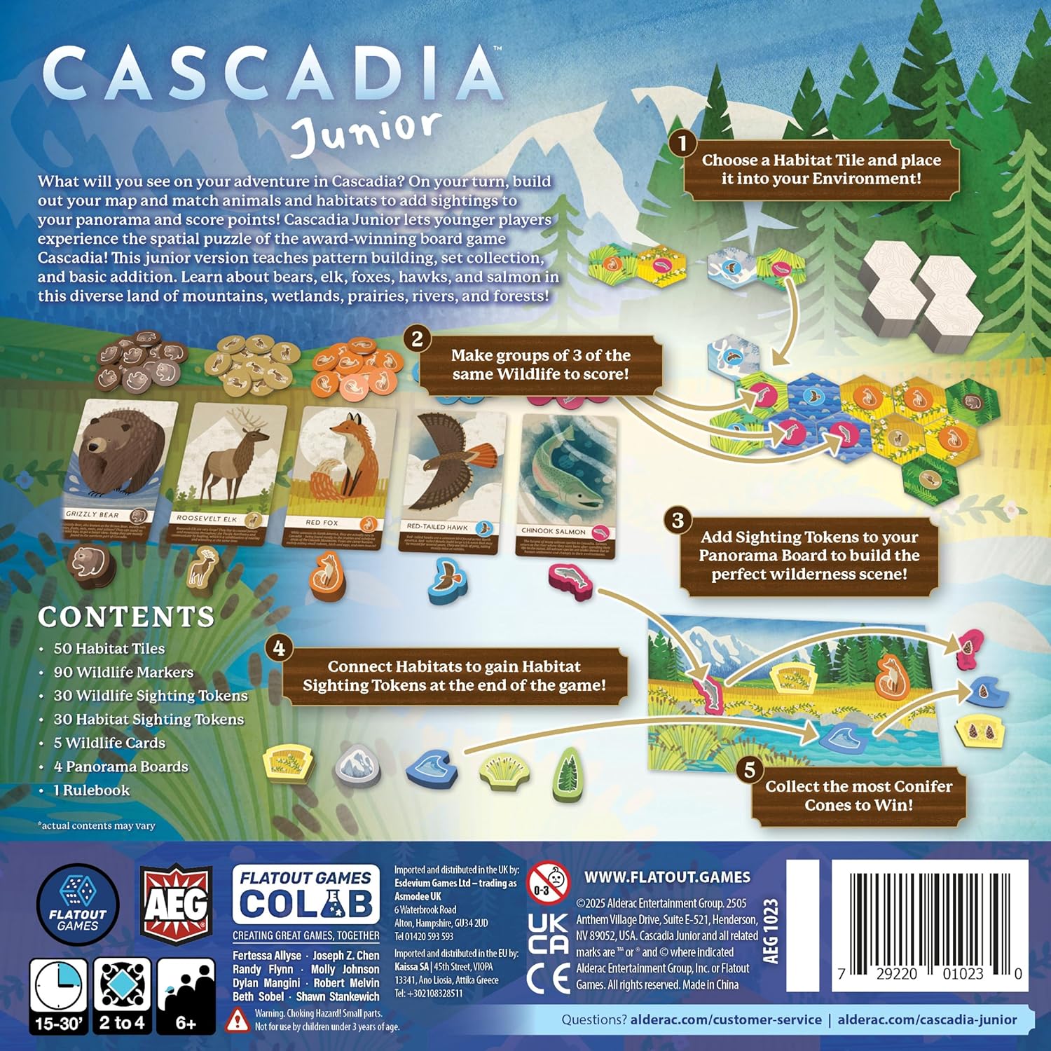 Cascadia Junior gameplay