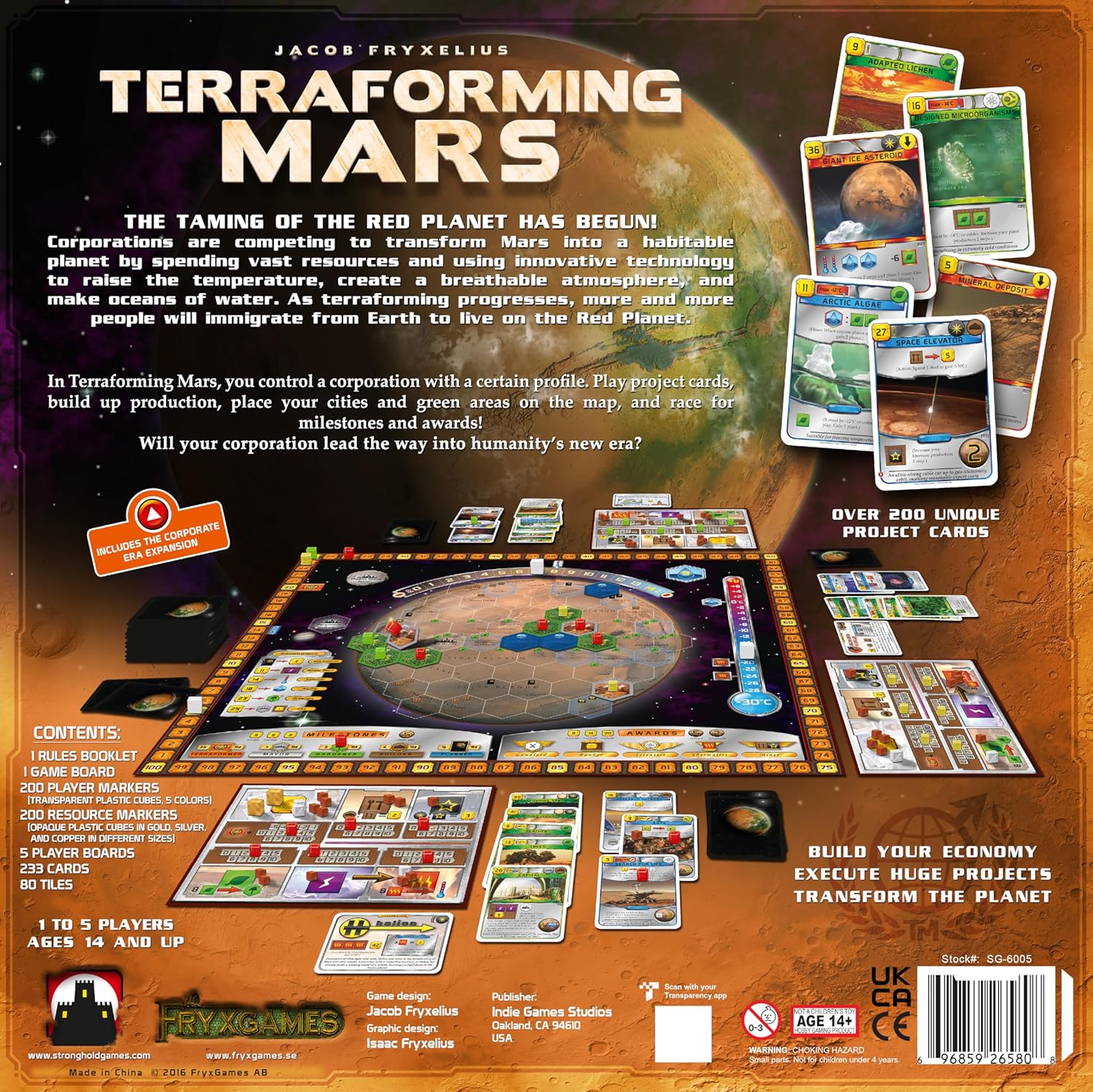 Terraforming Mars Components