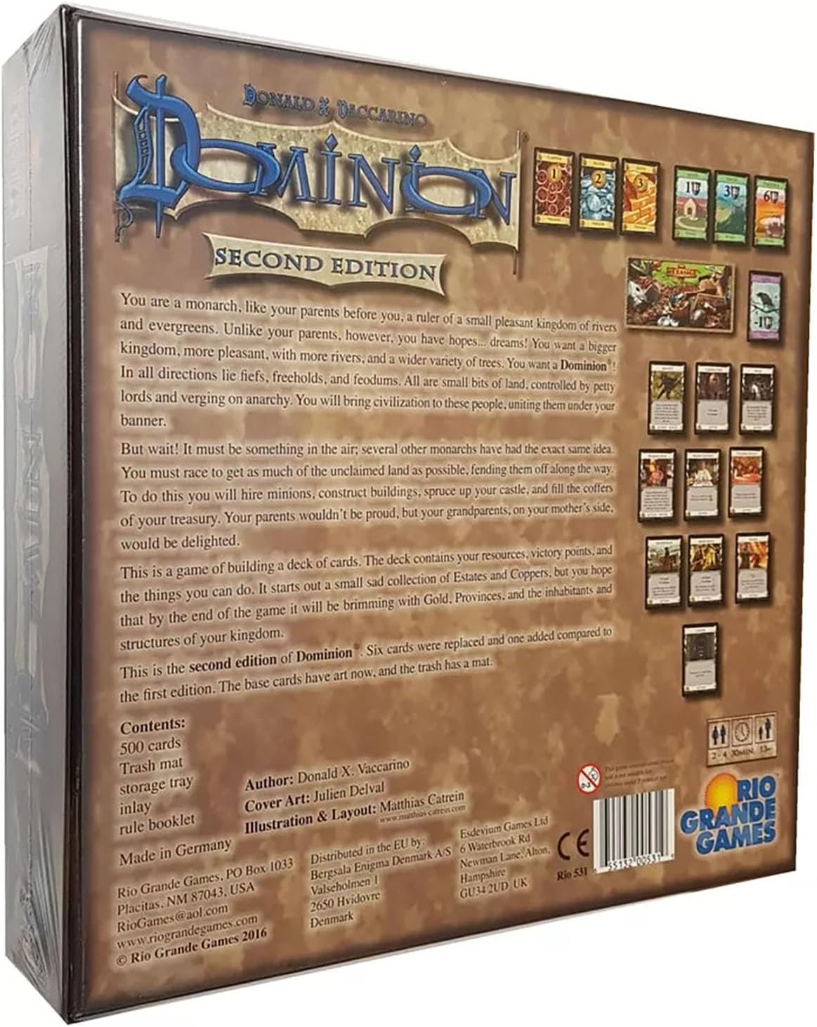 Dominion Board Game Cards