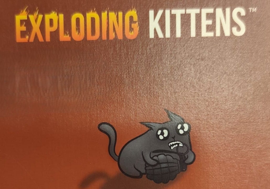 Exploding Kittens Card Game box