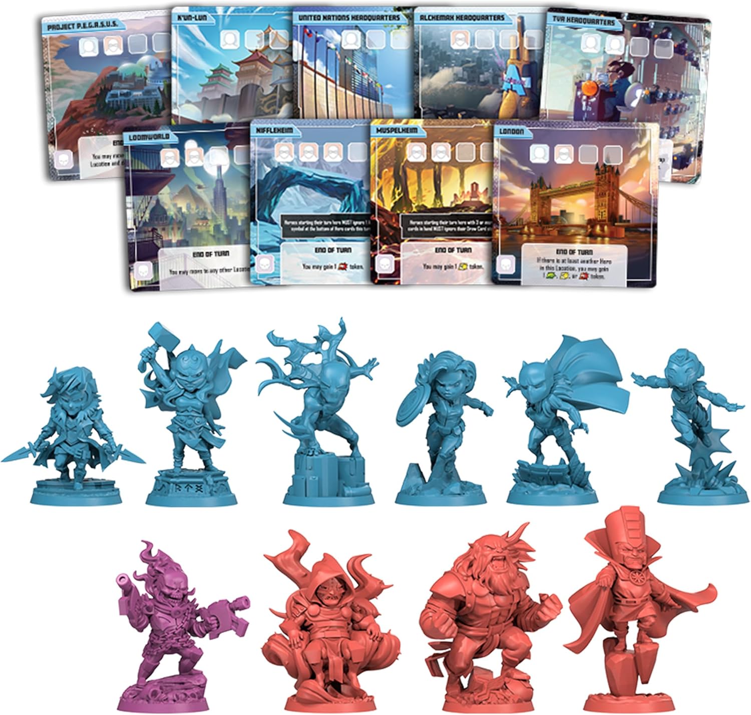 Marvel United Multiverse Components
