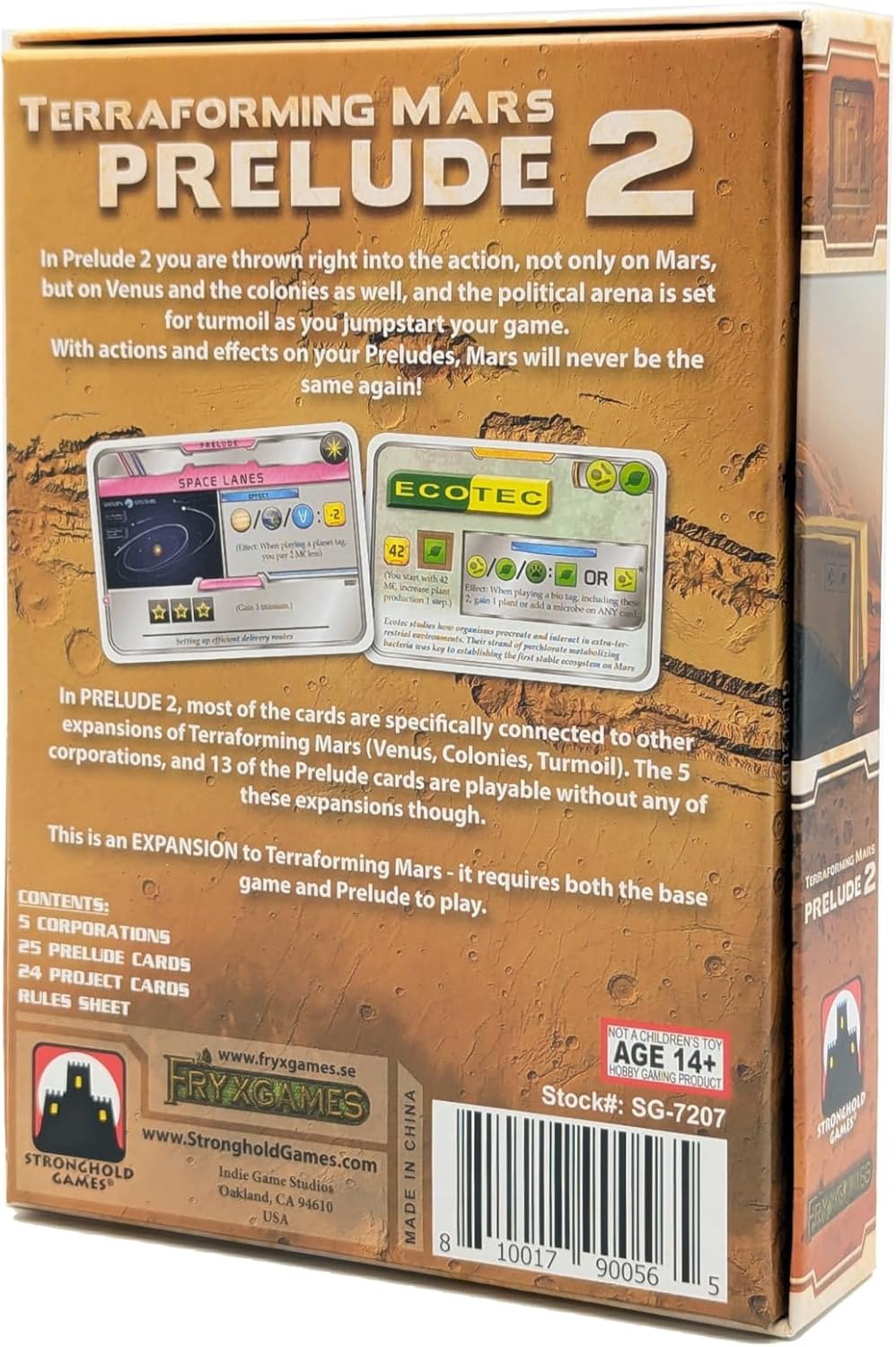 Terraforming Mars Prelude 2 Cards
