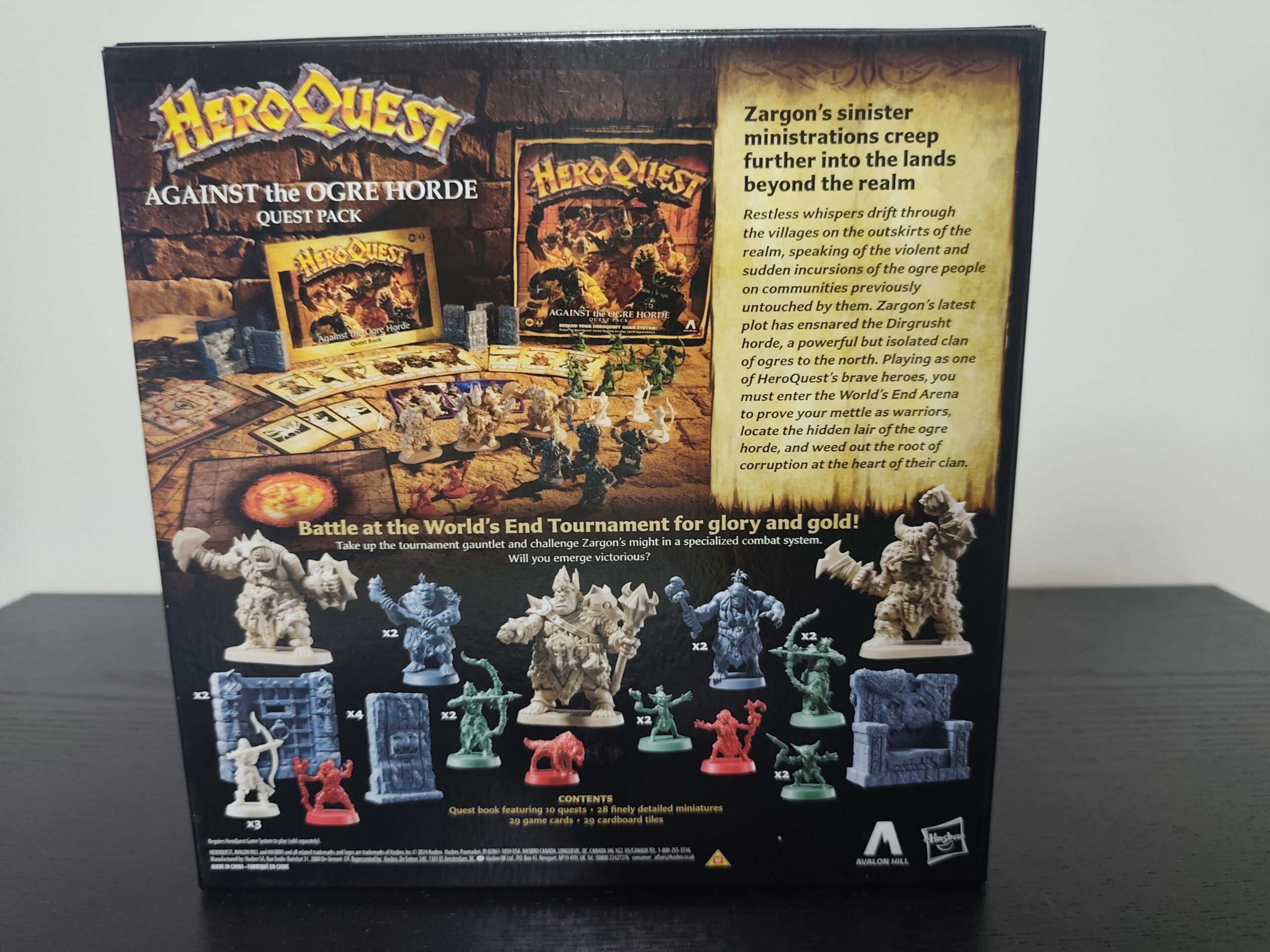HeroQuest Against the Ogre Horde Back