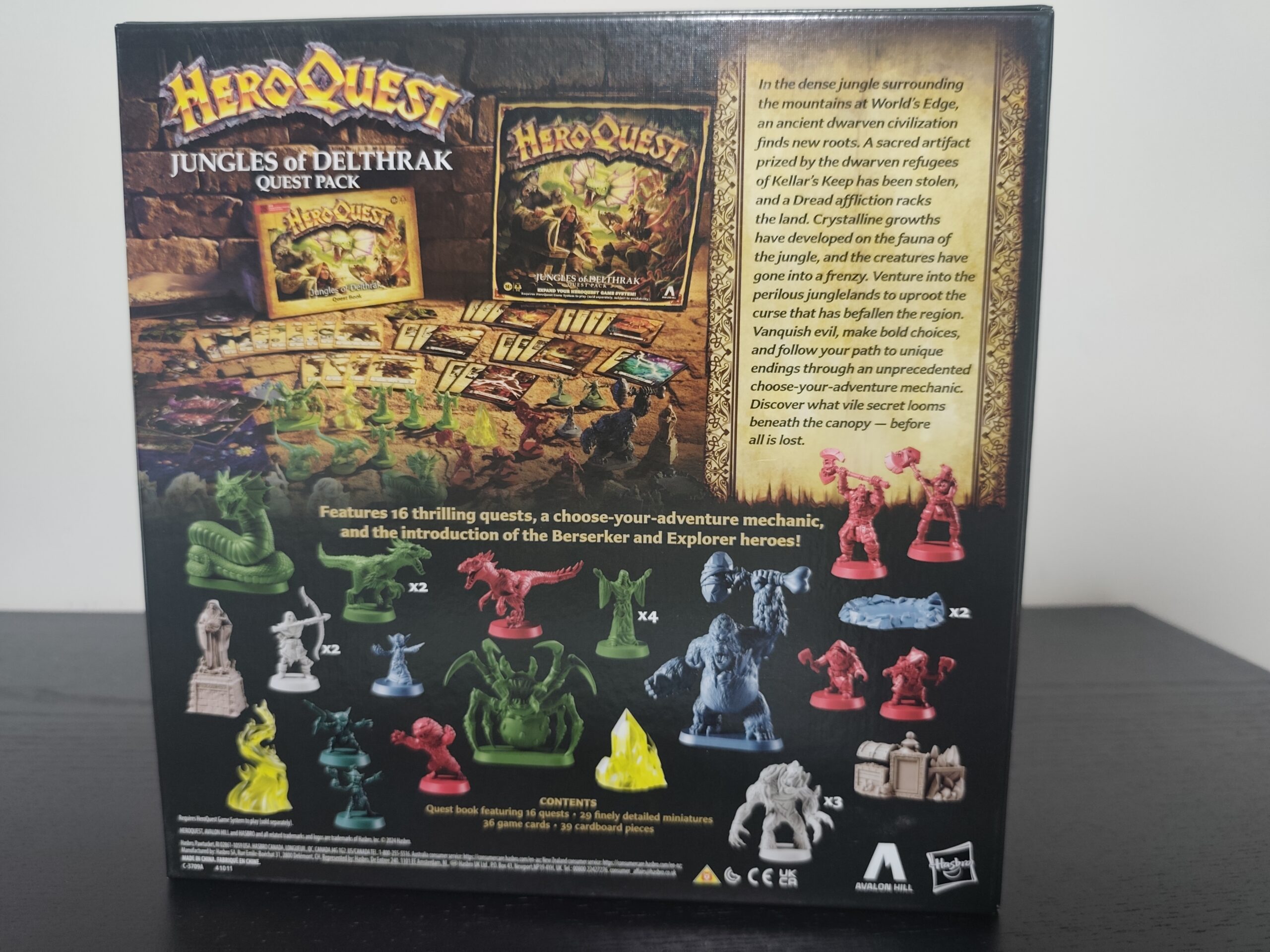 HeroQuest Jungles of Delthrak Contents