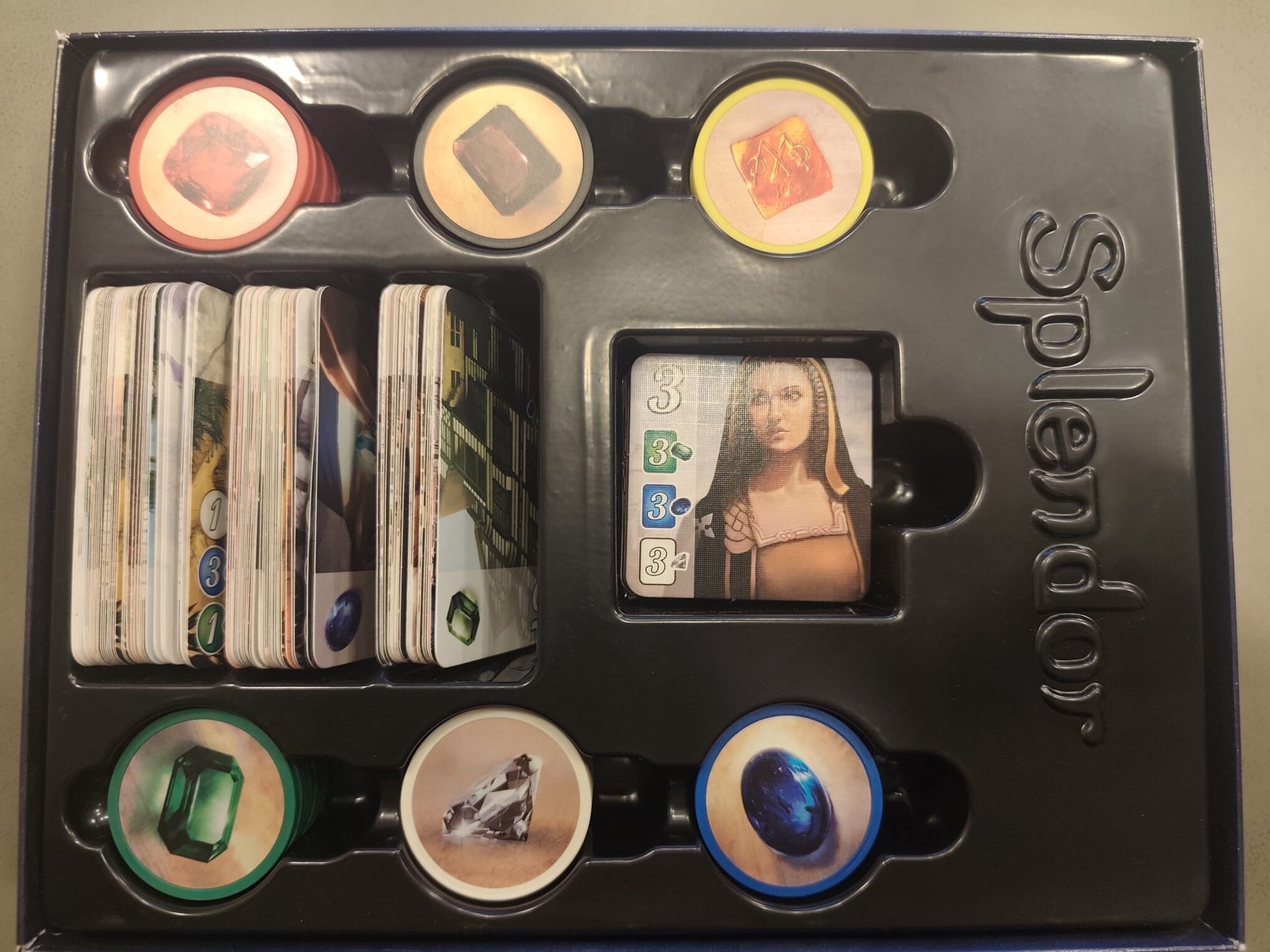 Splendor Board Game Back