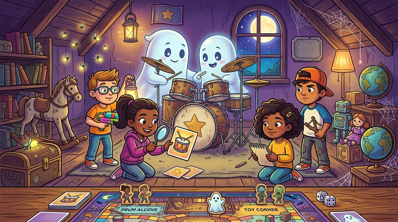 Mysterium Kids: Captain Echo's Treasure board game box